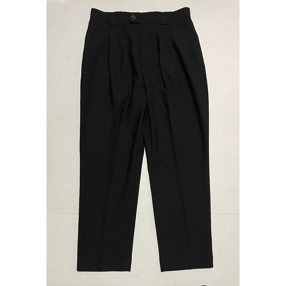 & Other Stories Los Angeles Atelier Womens Black Wool Blend Pleated Size 10 X 29